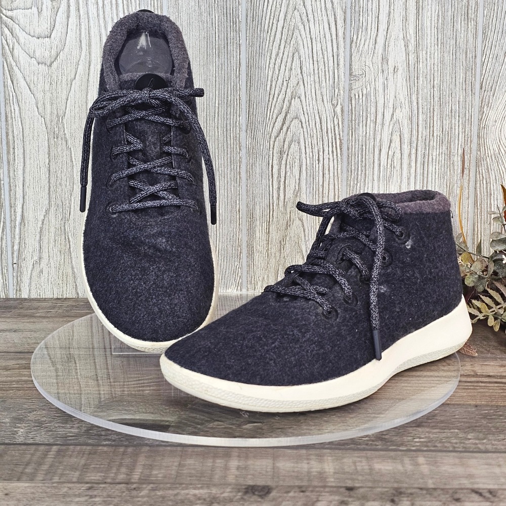 Allbirds Wool Runner-up‎ Mizzle Women's 11 Charcoal Grey Merino Wool Sneakers